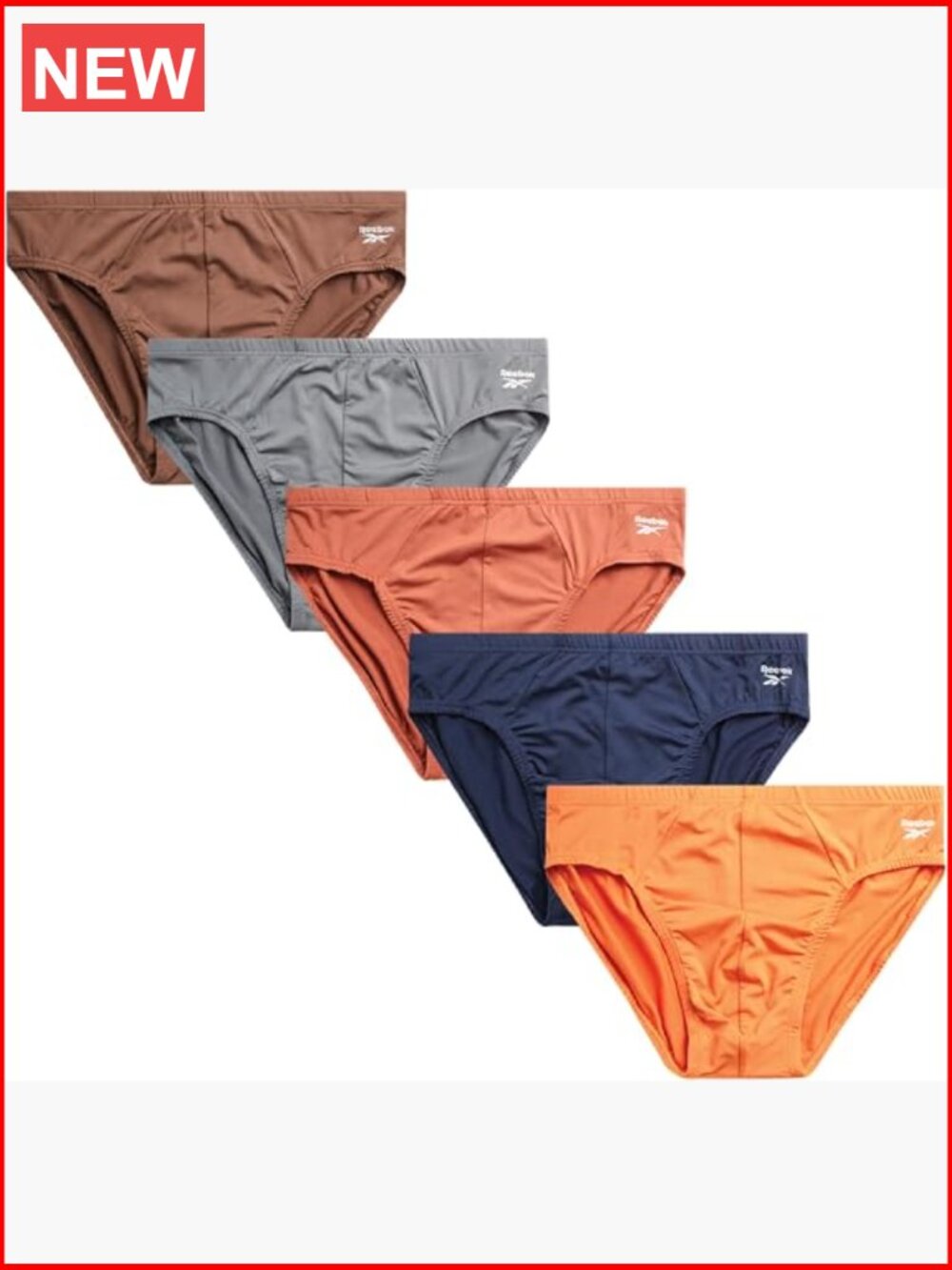 Performance Low Rise Briefs 5-Pack Men's Underwear With Contour Pouch